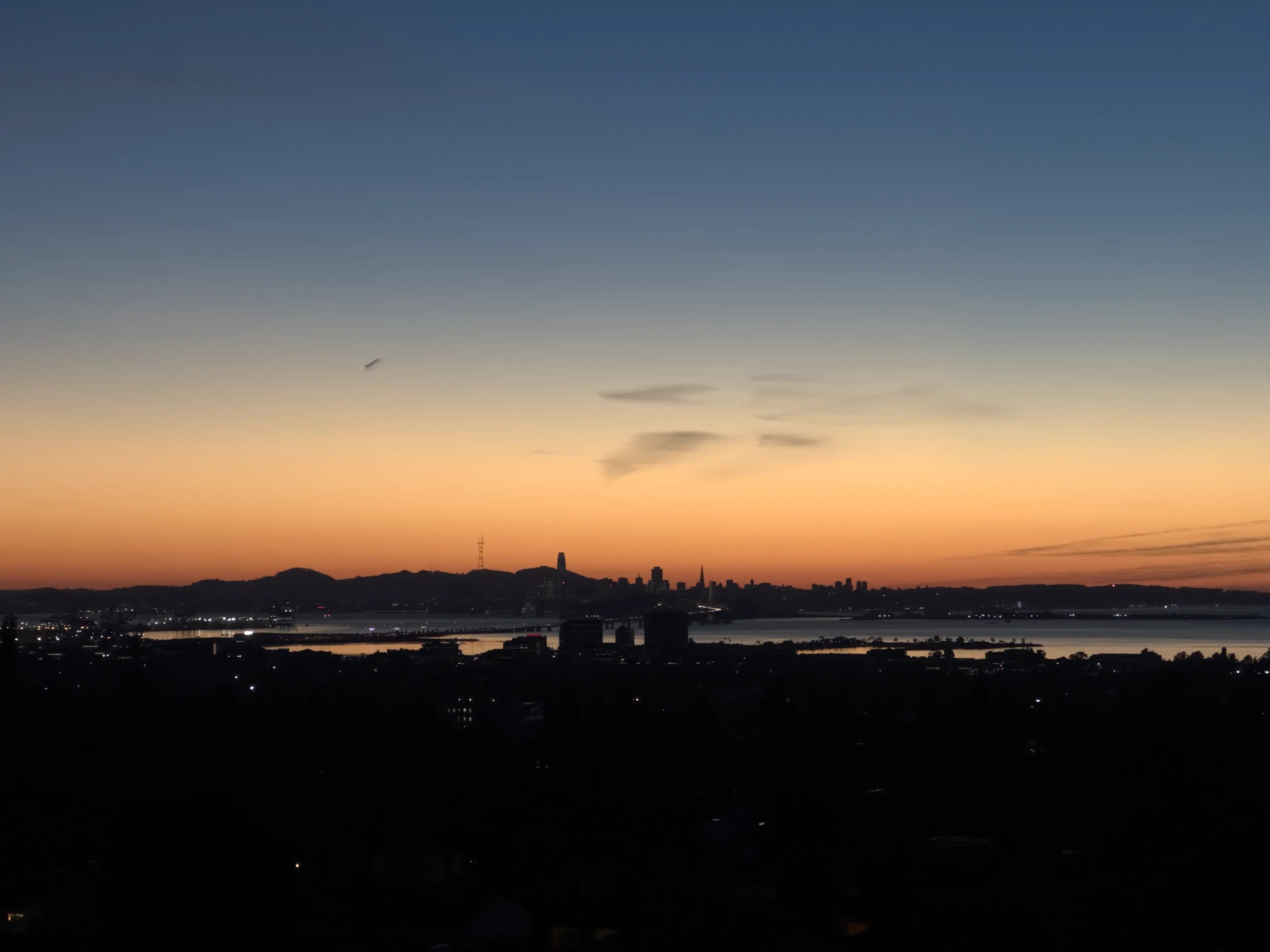 Sunset over UC Berkeley